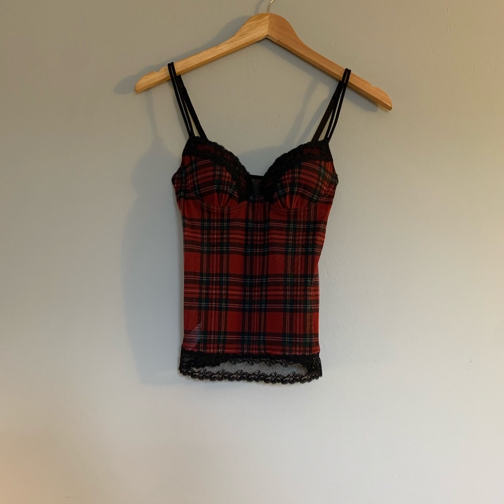 Andres SARDA Nita Boustier. 34B red black plaid